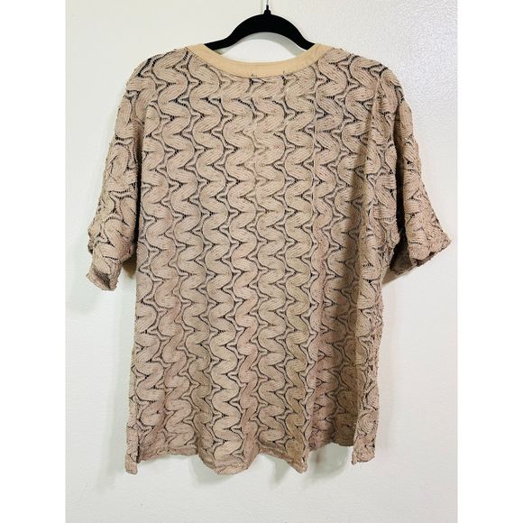 Bluheaven Women's Minimalistic BOHO Layering Lace Top, Size L - Picture 2 of 3